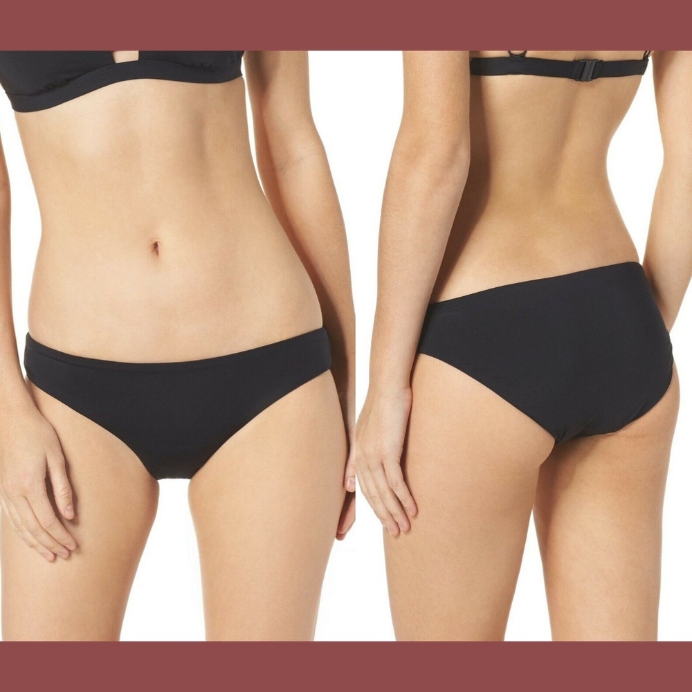 NEW‎ Seafolly Active Bikini Bottoms in Black [SZ 14 AUS/ 10 US ]